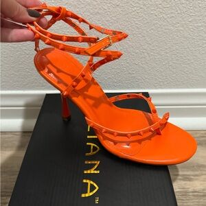 Orange heels